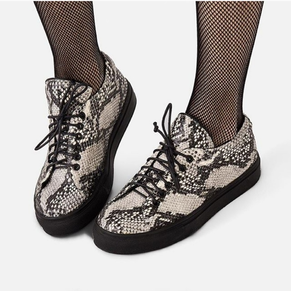 LE Modern Vice leather PYTHON creepers Retail$349